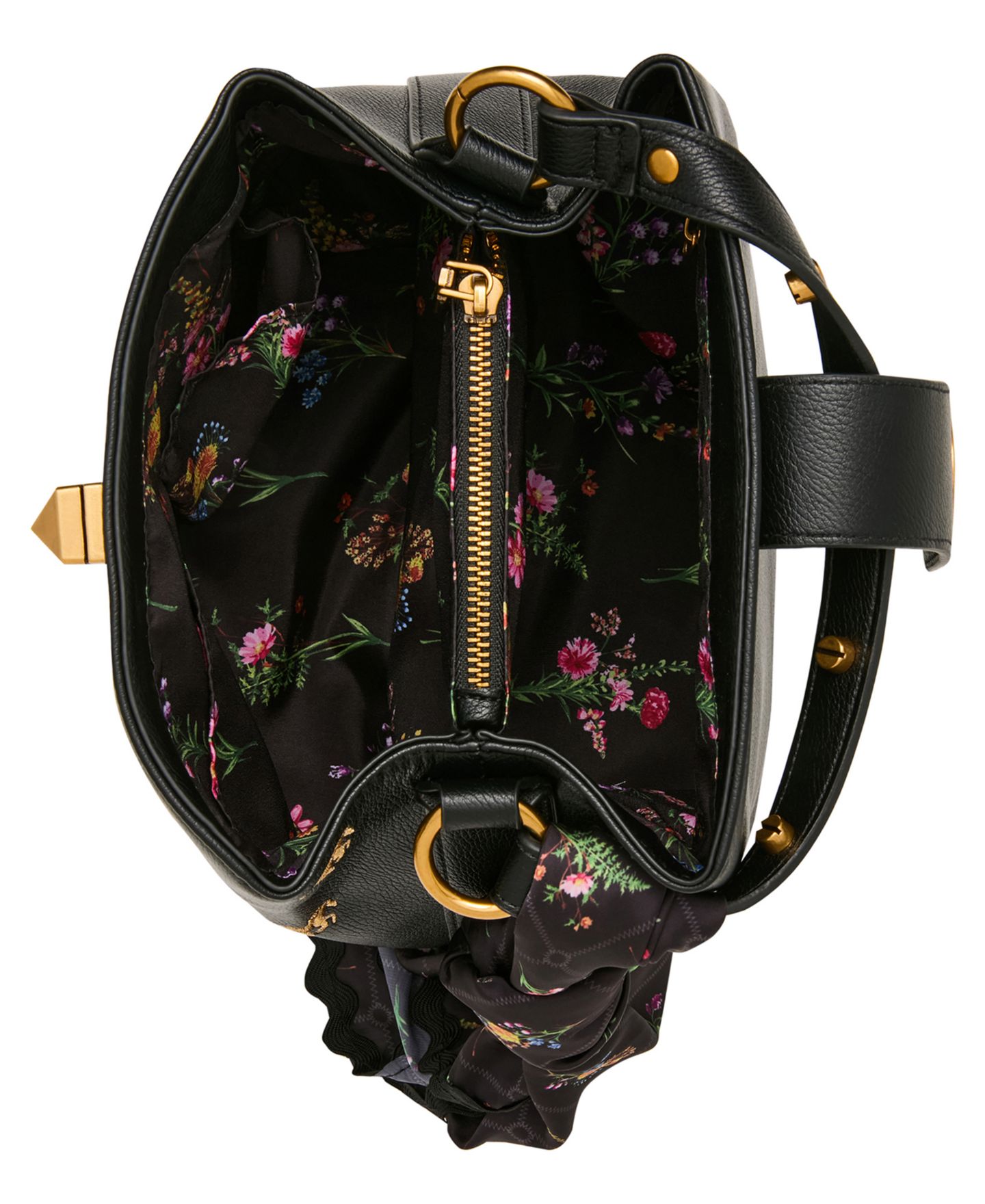 Женская сумка Betsey Johnson Small Unbridled Bucket, цвет: Чёрный — фото 4