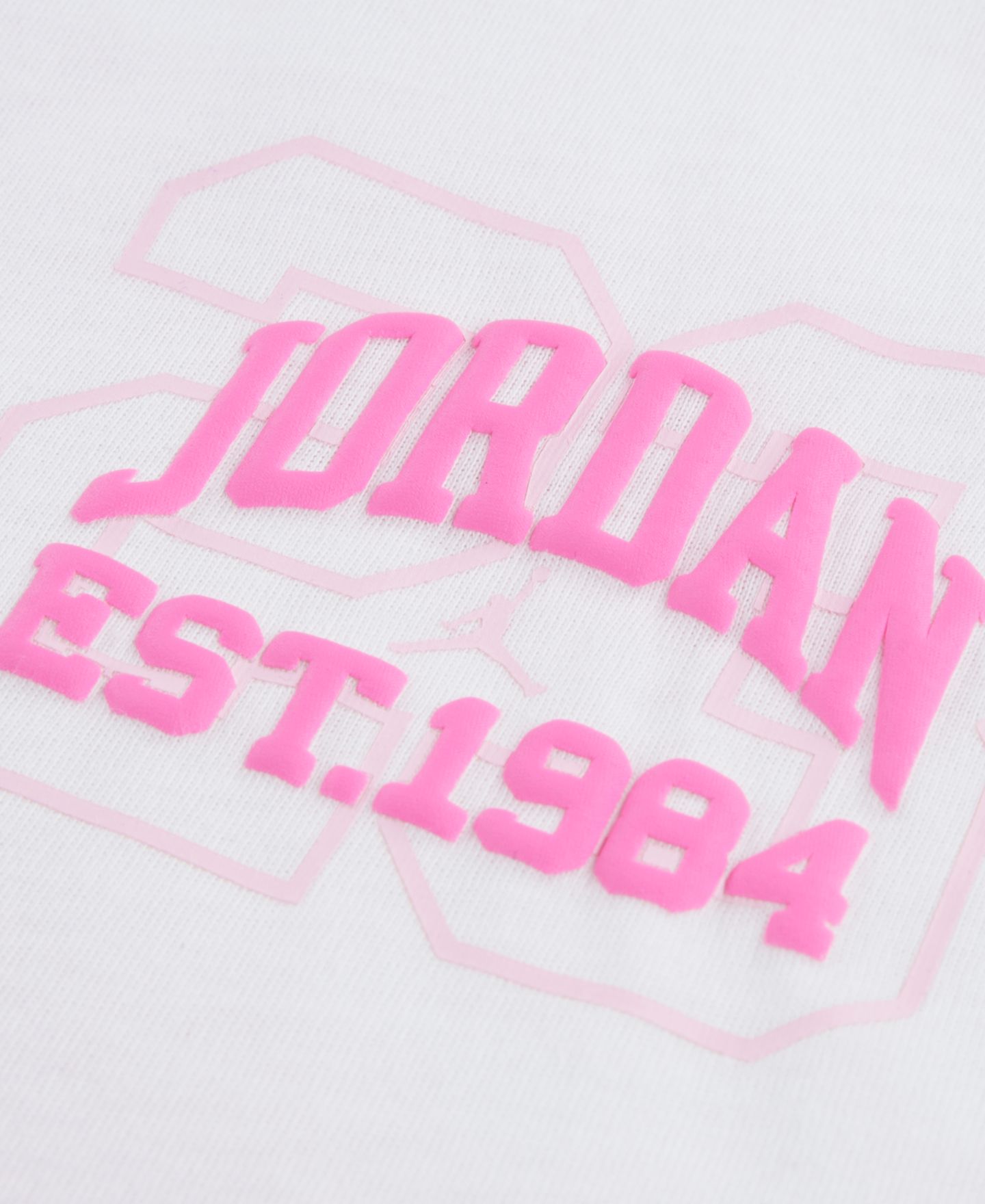 Футболка Jordan Secret Garden Collegiate T-Shirt для девочек, цвет: Белый — фото 3