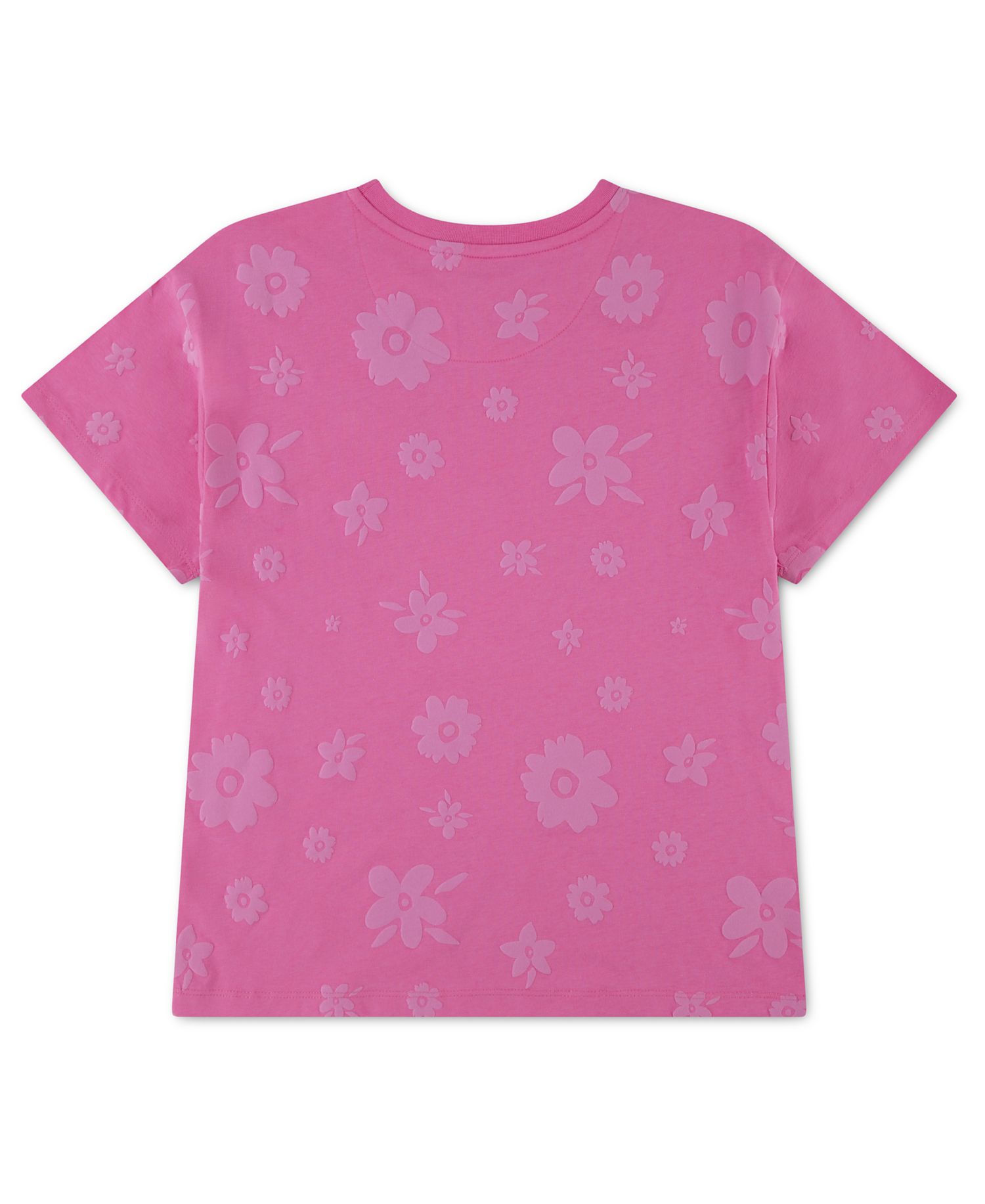Girls' 7-16 Floral Short-Sleeve T-Shirt