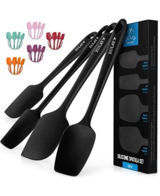 Heat Resistant Non-Stick 4-Piece Silicone Spatula Set for Cooking