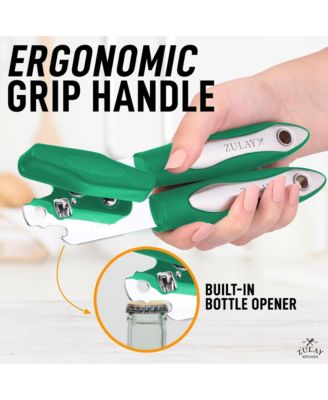 Heavy Duty Can Opener Wide Grip Smooth Edge Cut with Comfortable Grip