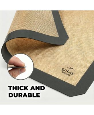 2-Pack Heat-Resistant Reusable Non-Stick Silicone Baking Sheets