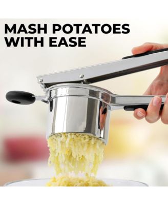 Premium Large 15oz Heavy Duty Stainless Steel Potato Ricer