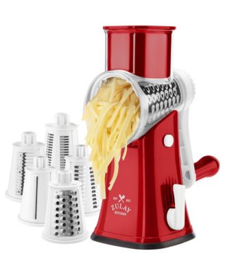 Rotary Cheese Grater with 5 Interchangeable Stainless Steel Blades