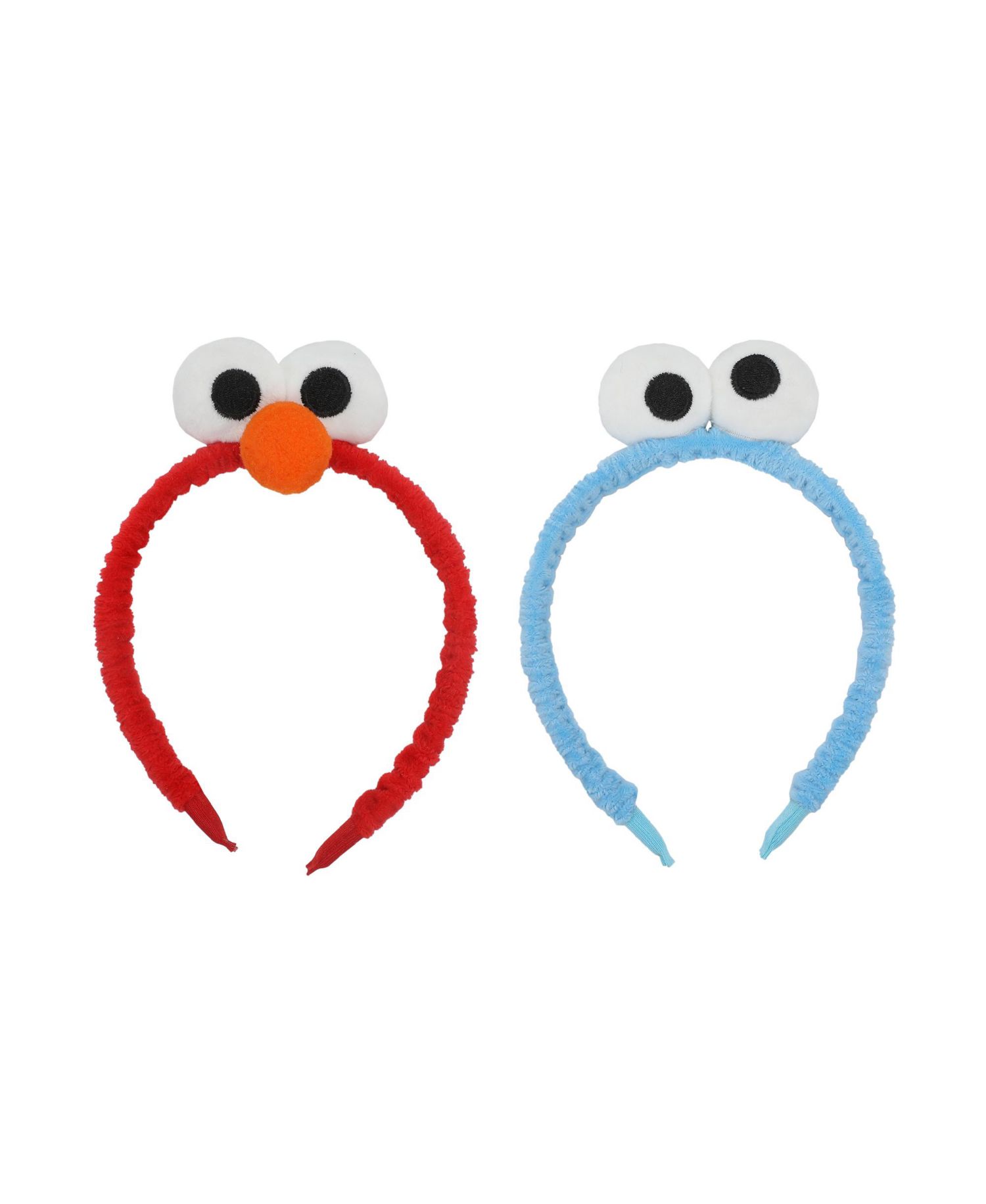 Elmo and Cookie Monster Cosplay Character Headbands (Set of 2)
