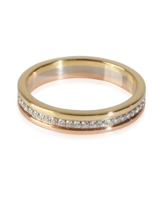 3-Tone Gold Diamond Vendome Louis Cartier Band