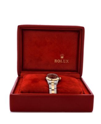 Oyster Perpetual Automatic Watch in Stainless Steel and Gold 24mm