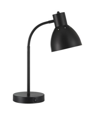 Piper High Gooseneck Small Modern Desk Lamps Set of 2 USB Port Metal Home Office Living Room Charging