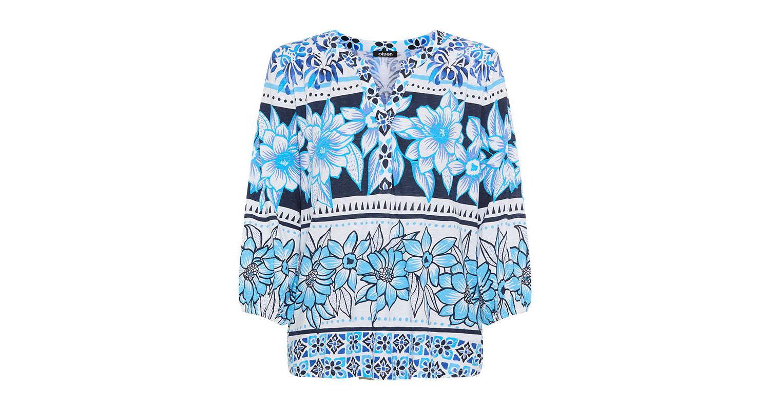 Women's Floral Panneaux T-Shirt