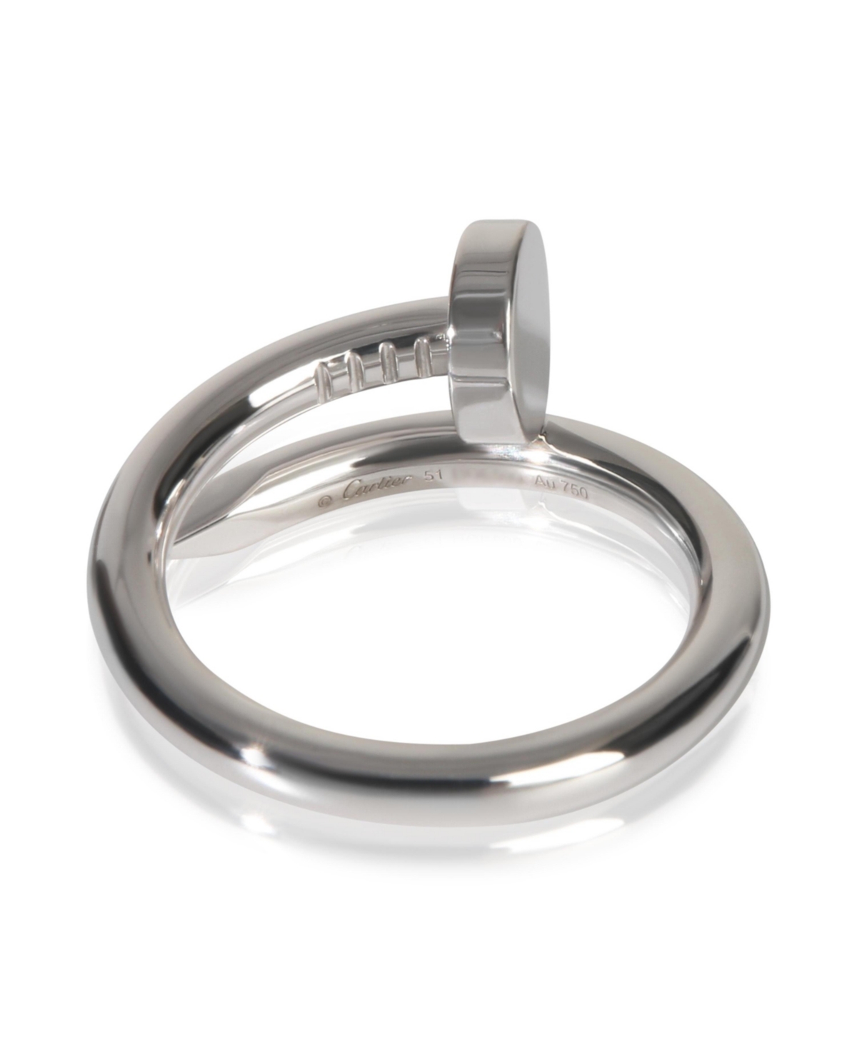 Pre-Owned Cartier White Gold Juste Un Clou Ring