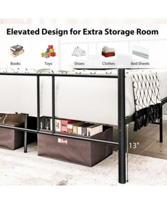 Platform Bed Frame with High Headboard