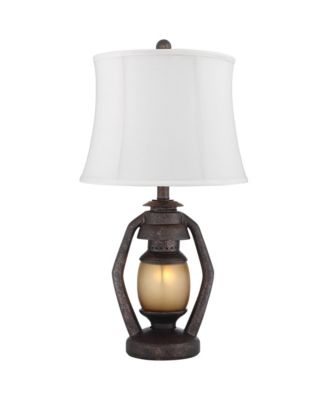 Horace 25.25" Tall Rustic Table Lamps, Set of 2