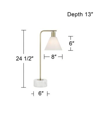 Bella 24 1/2" High Brass 1-Light Table Lamp Set of 2