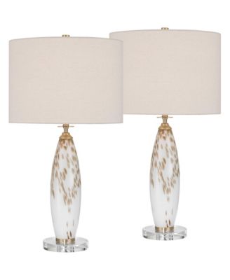Melina 27 1/2" High Glass Table Lamp Set of 2