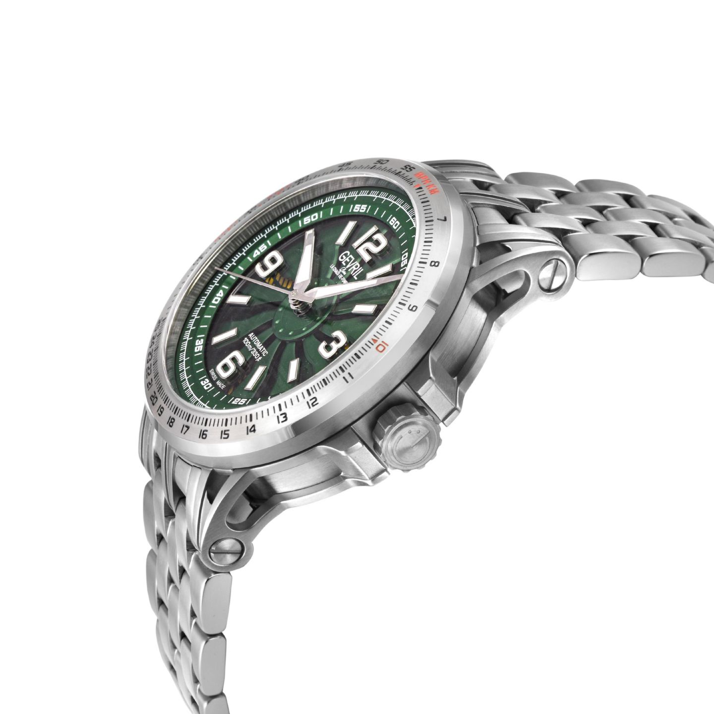 Мужские часы Gevril Wind master Swiss Automatic Bracelet Watch — фото 3