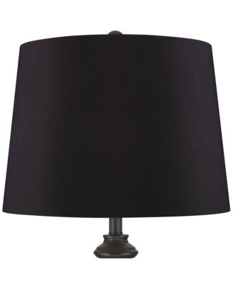 Lynn Modern Industrial Buffet Table Lamps 26" High Set of 2 Metal Faux Drum Shade for Bedroom Living Room Bedside