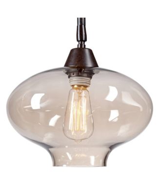 Industrial Rustic Farmhouse Floor Lamp with USB LED 66" Tall