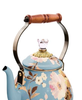 Wild Rose Slate 2-Quart Tea Kettle