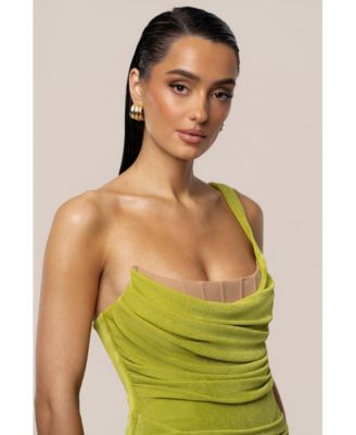 Women's Slinky Krishna One Shoulder Maxi Dress