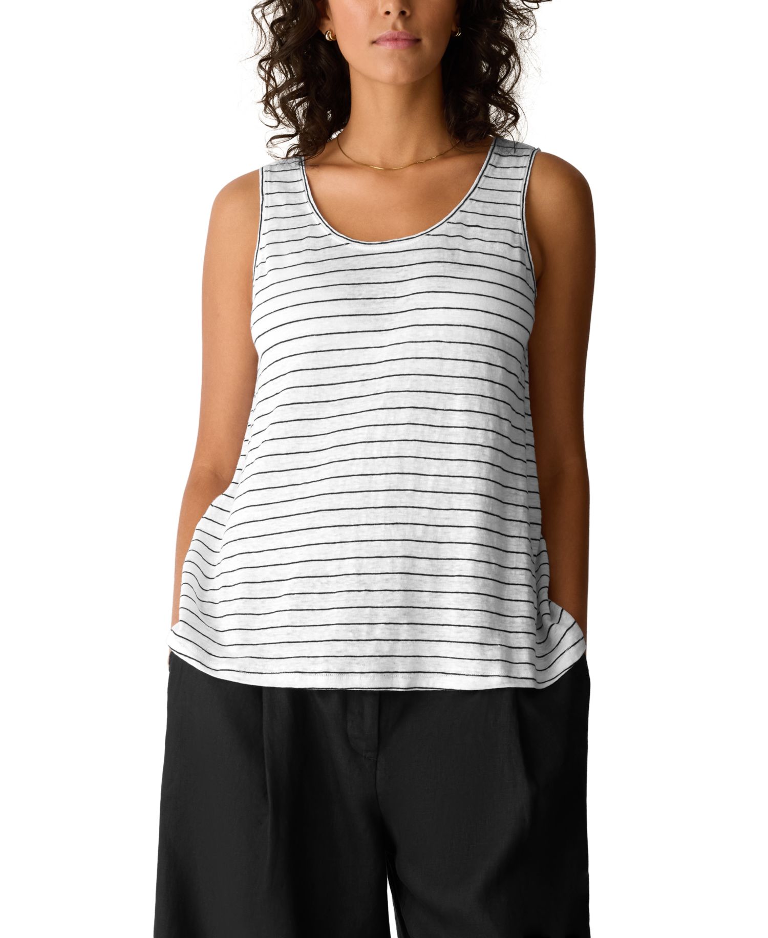 Women's Sleeveless Scoop Neck Tank Top