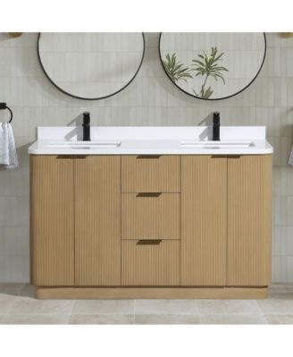 Calamigo 55" Bathroom Vanity Oak