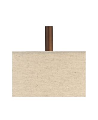 Mid-Century Modern Table Lamp with USB Charging Port 28.5" Tall