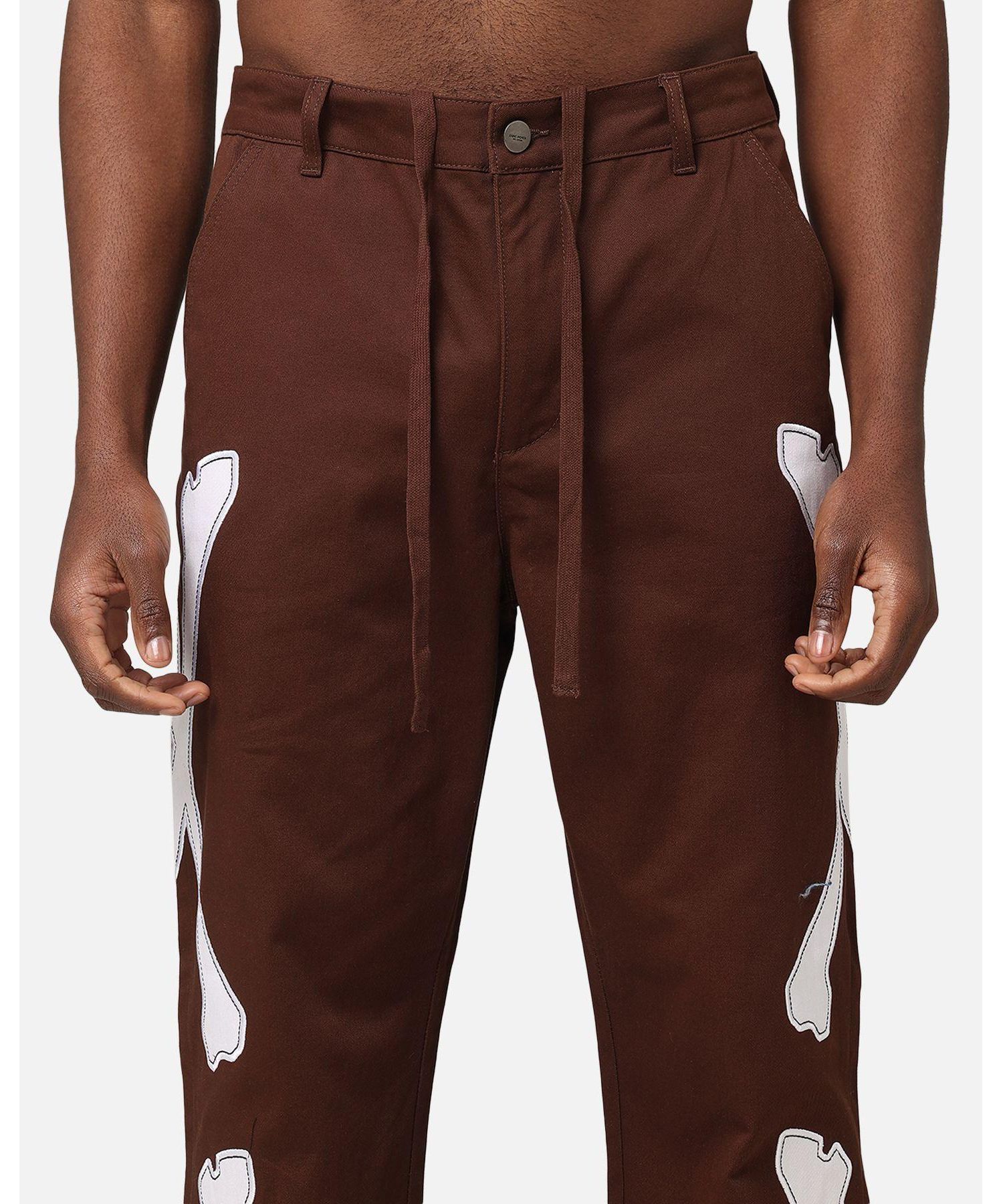 Men's Relaxed Fit Embroidered Graphic Pants