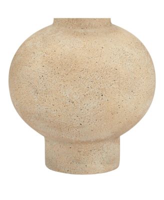 Sandstone Gourd 27" Tall Farmhouse Rustic Modern Table Lamp Bro Living Room Bedroom Bedside