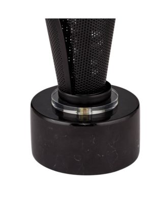 Sasha Modern Industrial Table Lamp 31 1/2" Tall Sculptural  Metal Double Shade Bedroom Living Room Bedside Nightstand Office