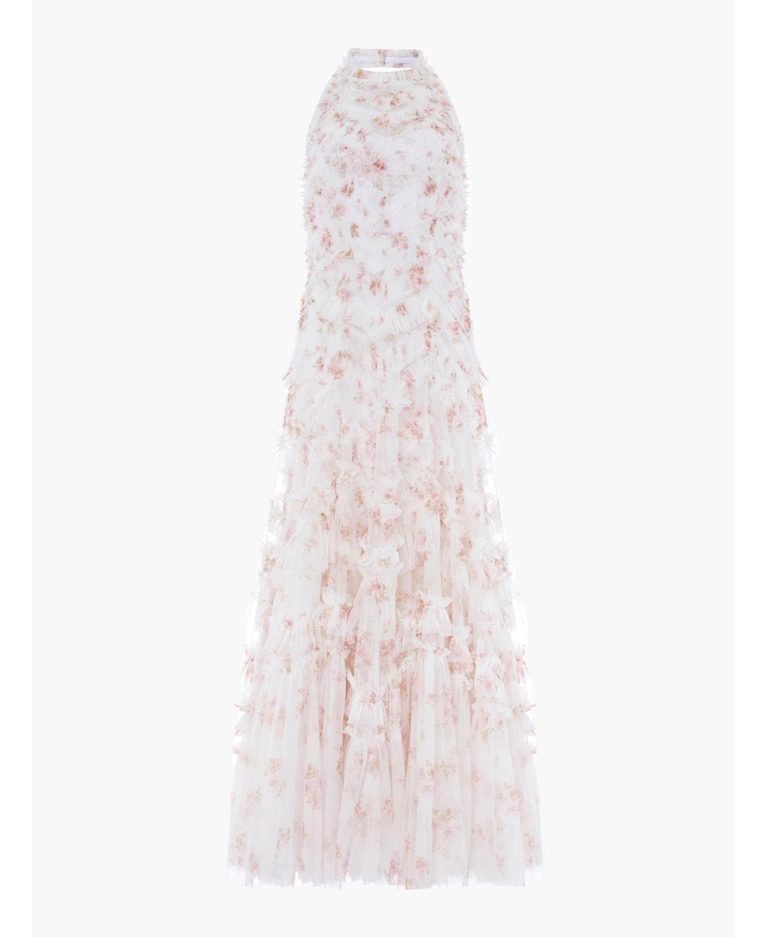 Women's Magnolia Ditsy Elia Halter Neck Gown