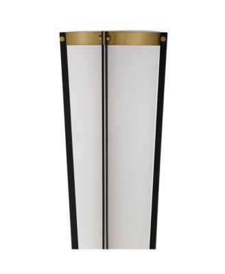 Vista Mid Century Modern 68" Tall Torchiere Floor Lamp Smart Socket Gunmetal  Brass Cone Shade for Living Room