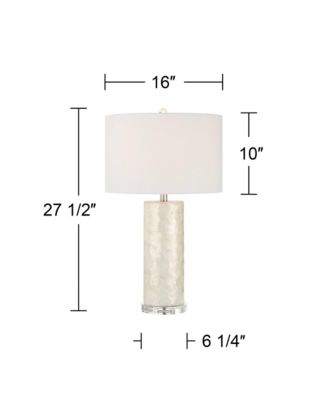 Marcus High Textured Cylinder 3-Way Table Lamp