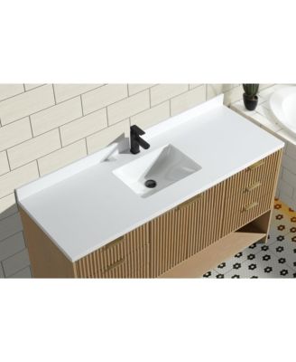 Diego 60" Bathroom Vanity Oak