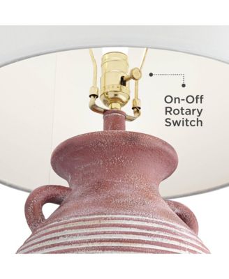 Sierra 30" Tall Jug Large Southwest Farmhouse Rustic End Table Lamps Set of 2