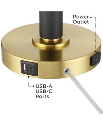 Rawdon 27" High Brass Light Pull-Chain Table Lamp Set of 2