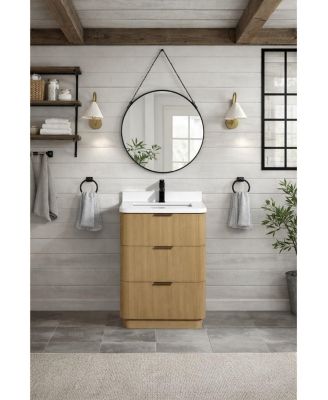 Calamigo 24" Bathroom Vanity Oak