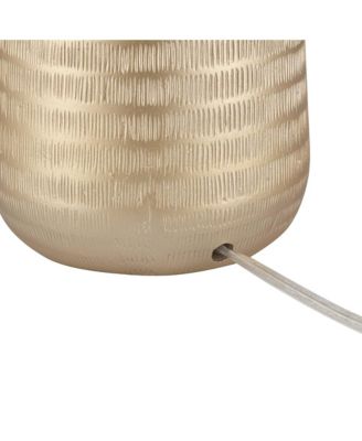 Mira 25 1/4" High Modern Table Lamps Set of 2 Textured Finish Oatmeal Shade Living Room Bedroom Bedside