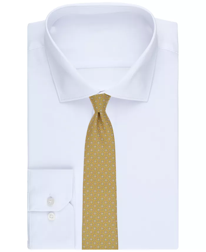 Men's Burnham Floral Pattern Tie - thumbnail 3