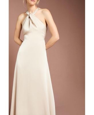 Women's Honoured Twist Halterneck Maxi Dress