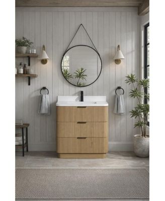 Calamigo 30" Bathroom Vanity Oak