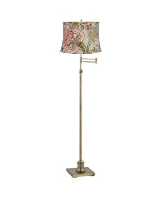 Chic Style Swing Arm Adjustable Floor Lamp 70" Tall