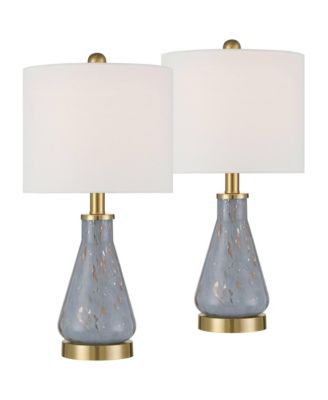 Alexia 20" High Small Modern Accent Table Lamps Set of 2
