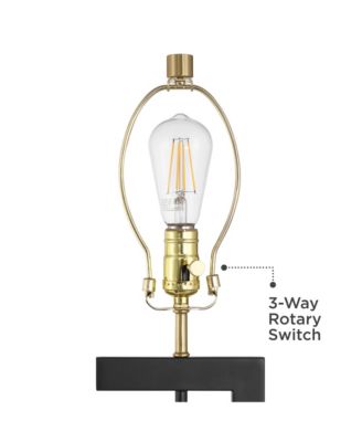 Pellana 26 1/4" Brass USB Table Lamp Set of 2