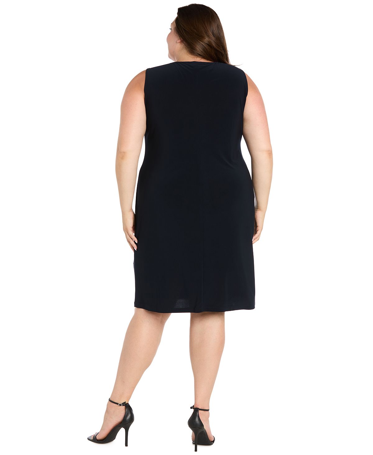 R & M Richards Plus Size Scoop Neck Jacket Dress view 4 — MAYCSS fashion products