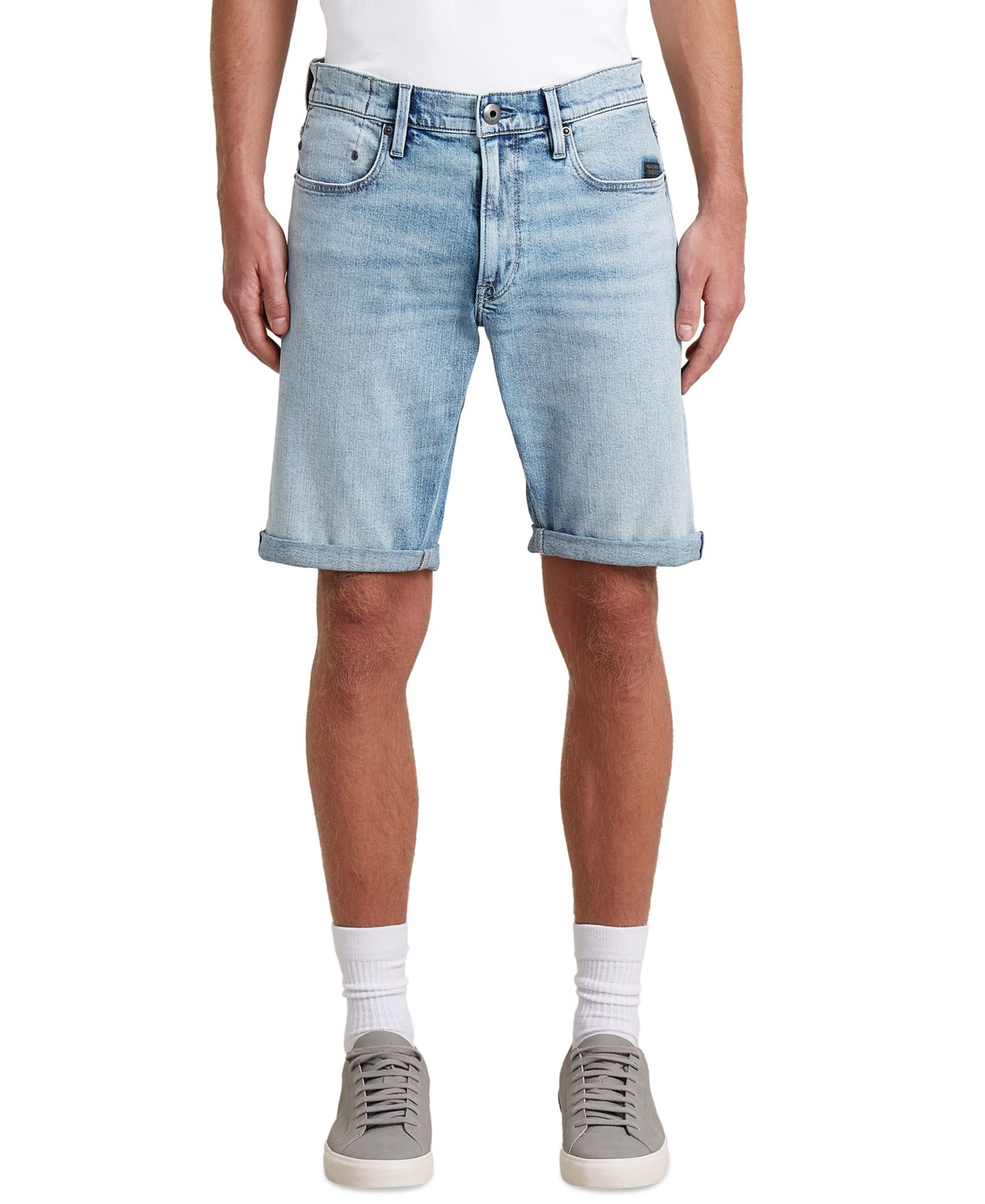 Мужские шорты G-Star Raw Mosa Denim Short, цвет: Винтажный синий — фото 1