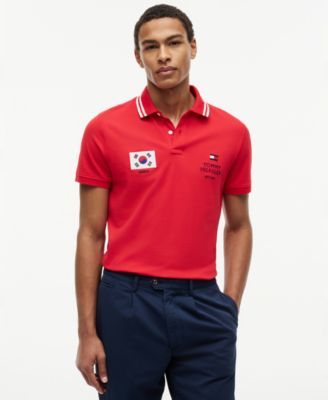 Men's Standard Country South Korea Regular-Fit Polo