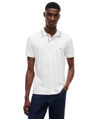 Men's Slim-Fit Smooth Touch Tipped Polo Shirt