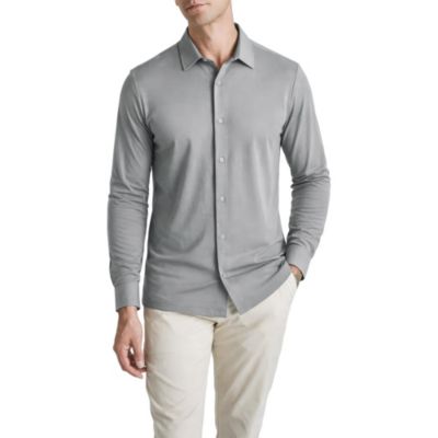 Men's Office-Leisure Collection Cool Tech Seamless Long Sleeve Shirt