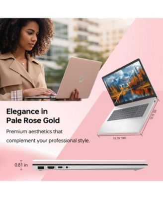 Essential 17.3" Traditional Laptop Intel Core i7 16GB RAM Intel Iris Xe Graphics 512GB SSD Storage Windows 11 Home 60Hz - Rose
