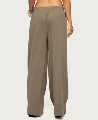 Women's Zania Iridescent Button Sweatpants